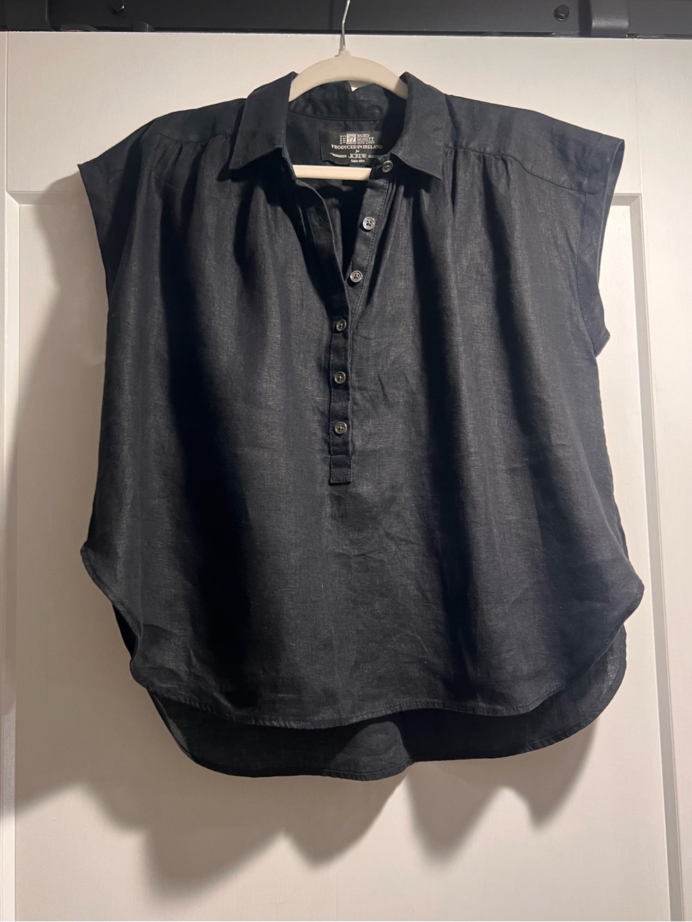 J.Crew Baird McNutt Irish Linen popover shirt, XS
